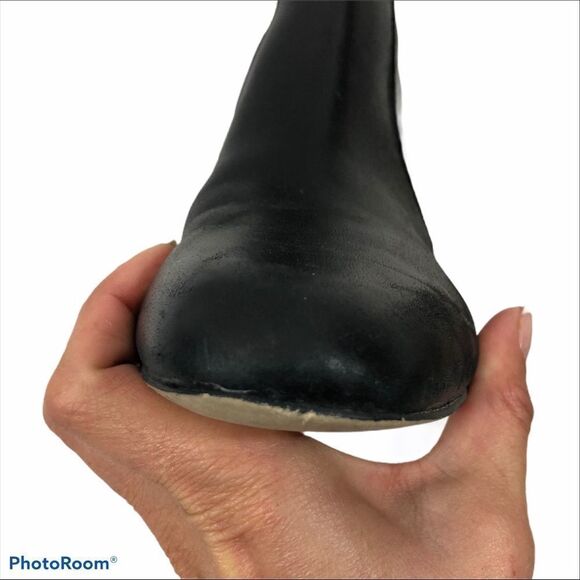 Anne Klein Gansee Black Ankle Boots Size 10 - Picture 9 of 11